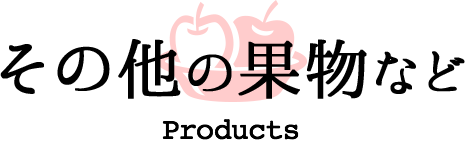 その他の果物など